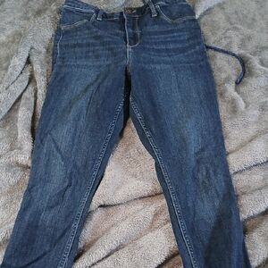 Women's Straight Leg Jeans - Blue